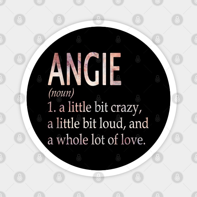 Angie Girl Name Definition Magnet by ThanhNga